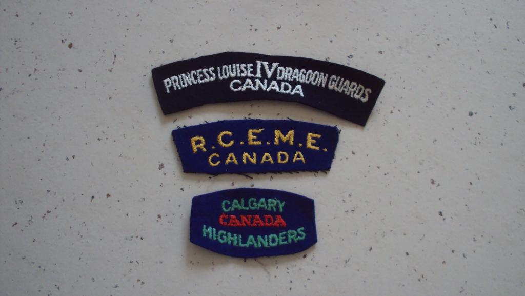 WW2 ? lot insignes Canada, Verzamelen, Ophalen of Verzenden