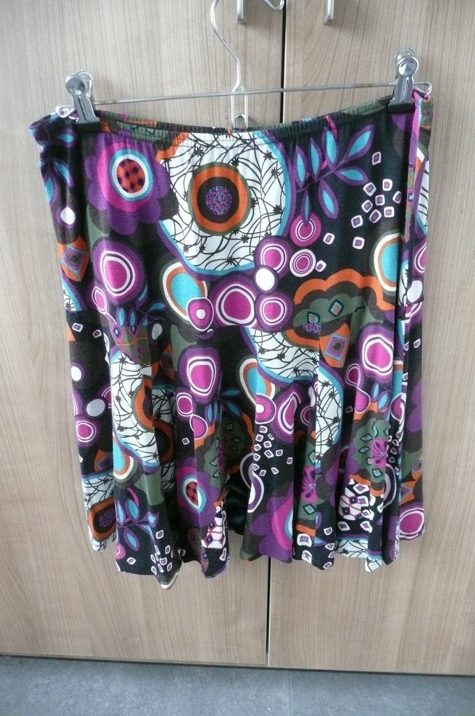 Retro rok paars (K707), Kleding | Dames, Maat 38/40 (M), Paars, Ophalen of Verzenden, Rhétorique