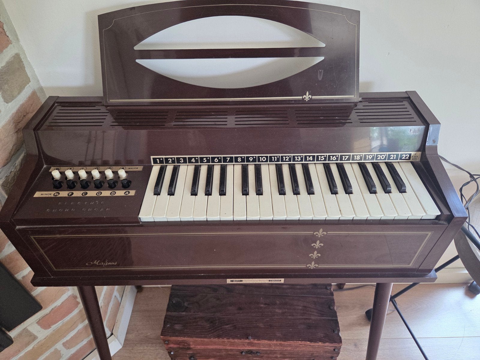 Vintage Magnus Electric Chord Organ – Jaren 70 – Werkend, Muziek en Instrumenten, Orgels, Ophalen