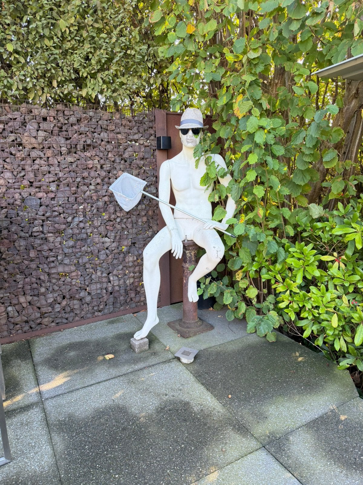 Tuinbeeld in polyester, Jardin & Terrasse, Enlèvement, Utilisé, Synthétique, Homme