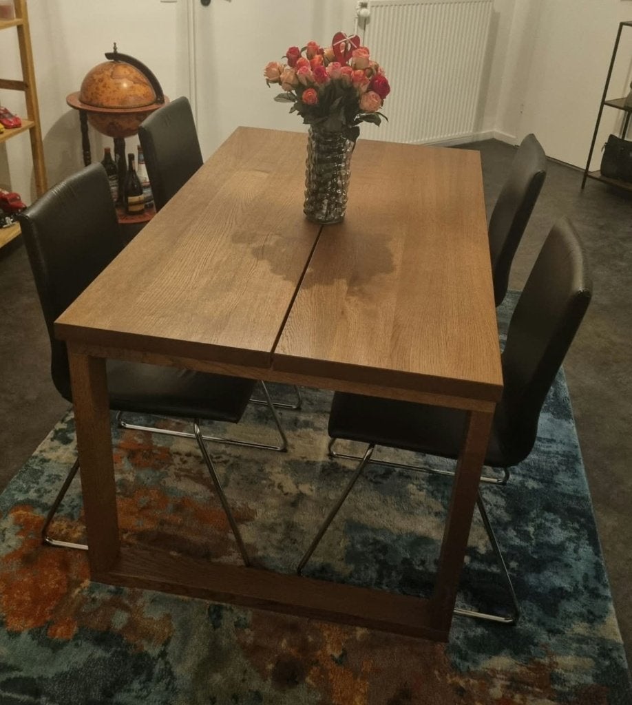 Table d'ensemble IKEA MÖRBYLÅNGA et 4 chaises BERNHARD, Enlèvement, IKEA