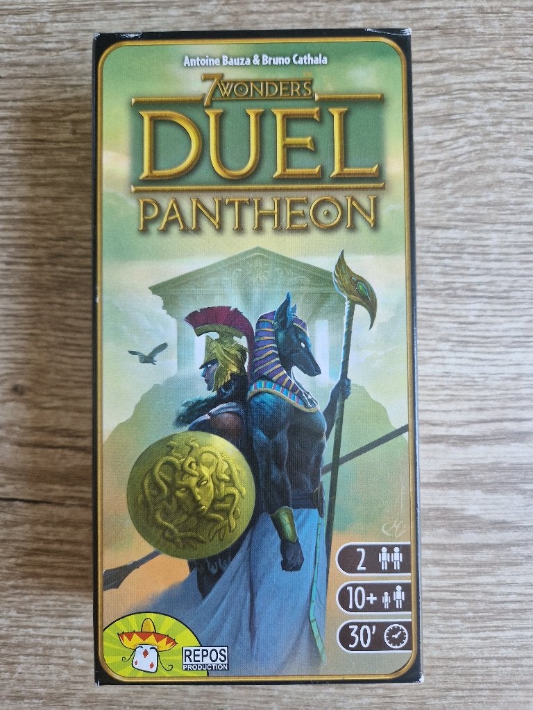 Pantheon uitbreiding 7 wonders Duel, 1 ou 2 joueurs, Enlèvement, Comme neuf, REPOS production