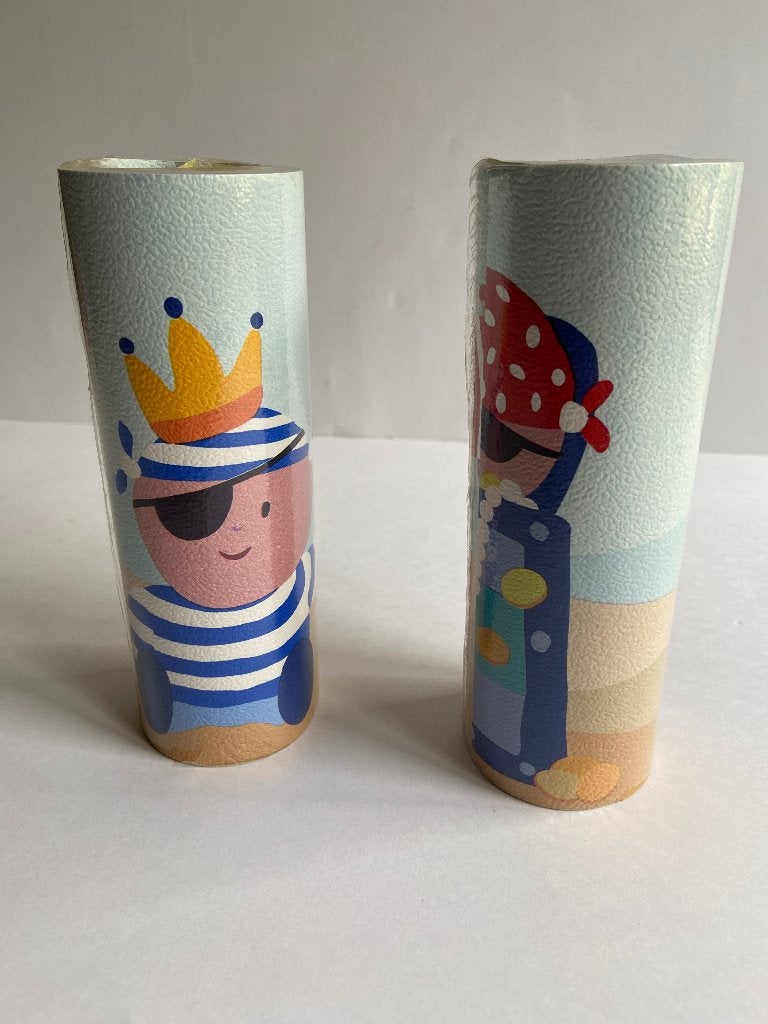 Behangboord kinderen met piratenfiguren, Huis en Inrichting, Stoffering | Behang, Overige patronen, Rasch, Blauw, Ophalen of Verzenden
