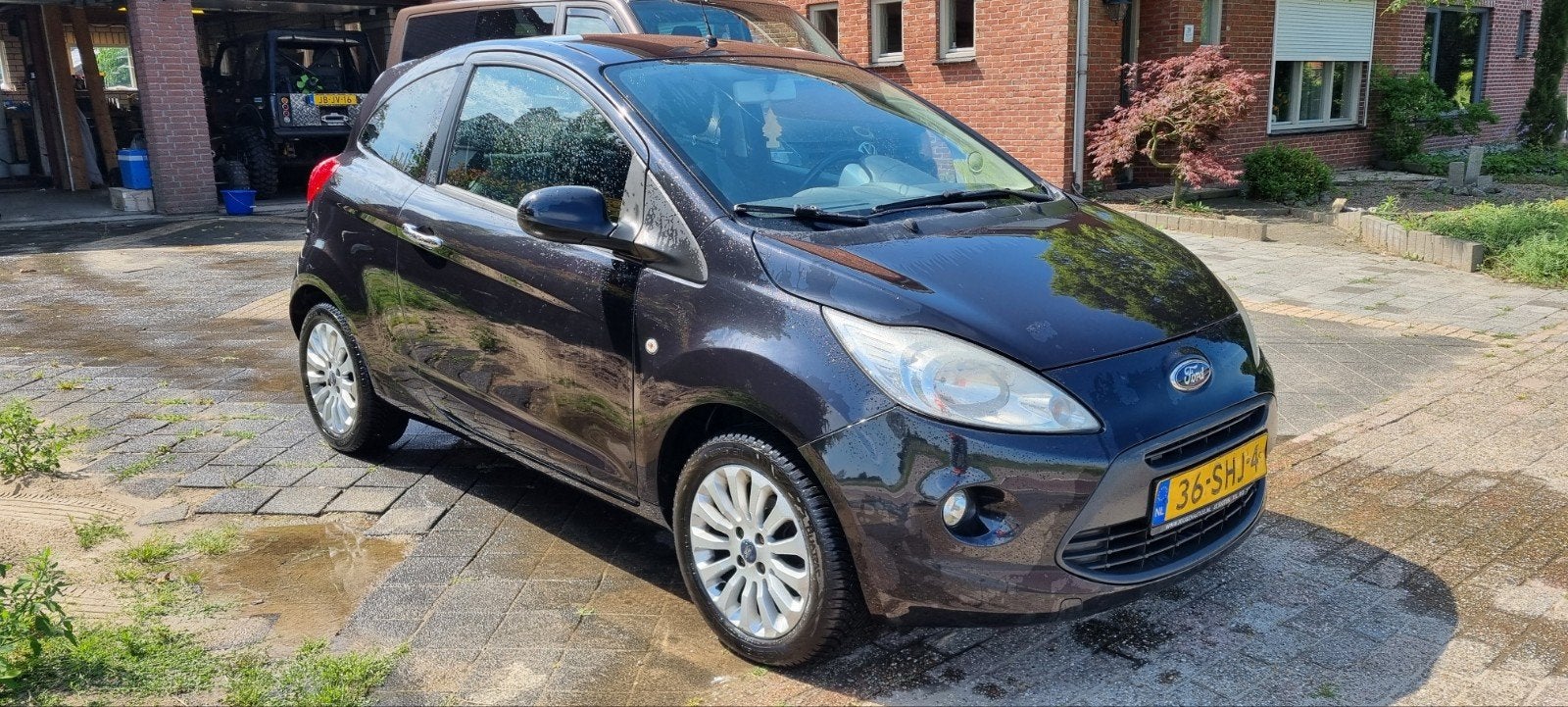 Ford Ka 1.2 69pk 2011 nieuwe koppeling!!, 1242 cc, Zwart, Particulier, Stadsauto