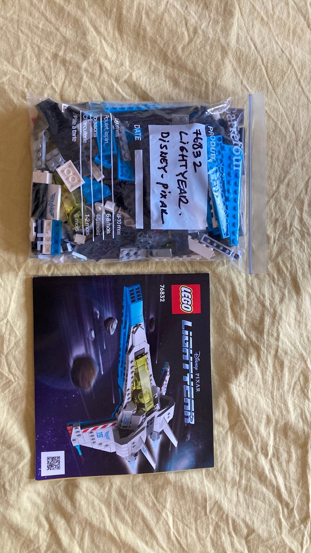 Lego 76832 lightyear ruimteschip, Ophalen of Verzenden, Zo goed als nieuw, Lego