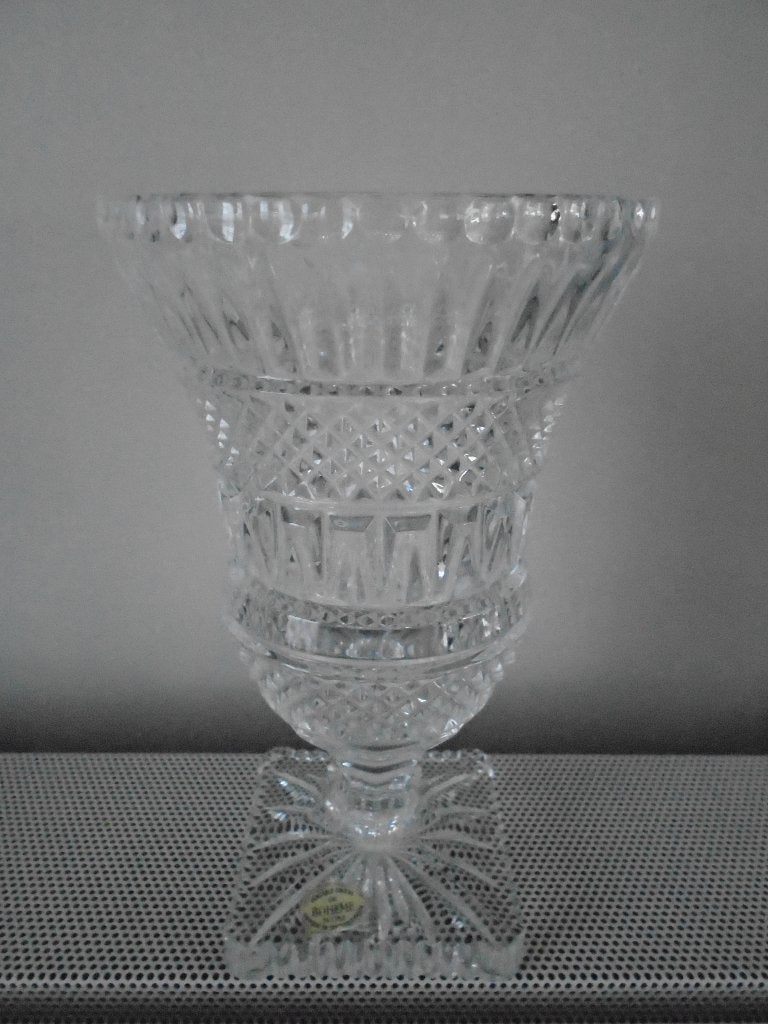 Vaas kristal 23.5cm (Boheemse), Antiek en Kunst, Ophalen of Verzenden