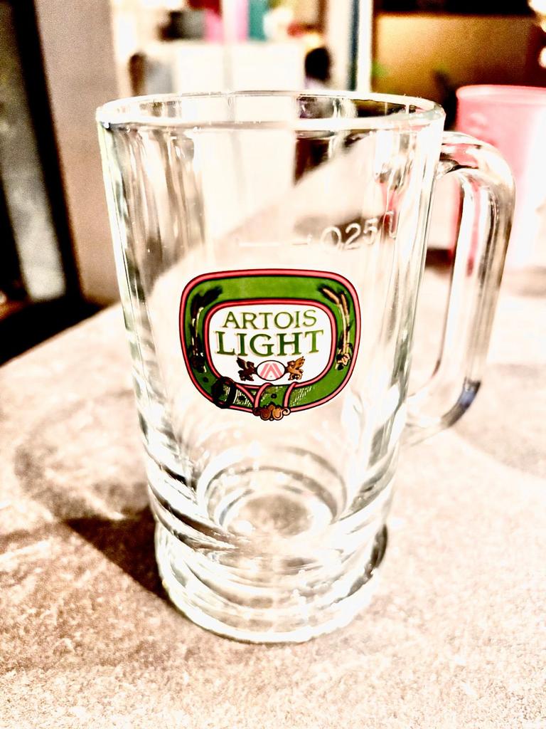 Stella Artois Light bierglazen, Ophalen of Verzenden, Gebruikt, Pul(len), Stella Artois