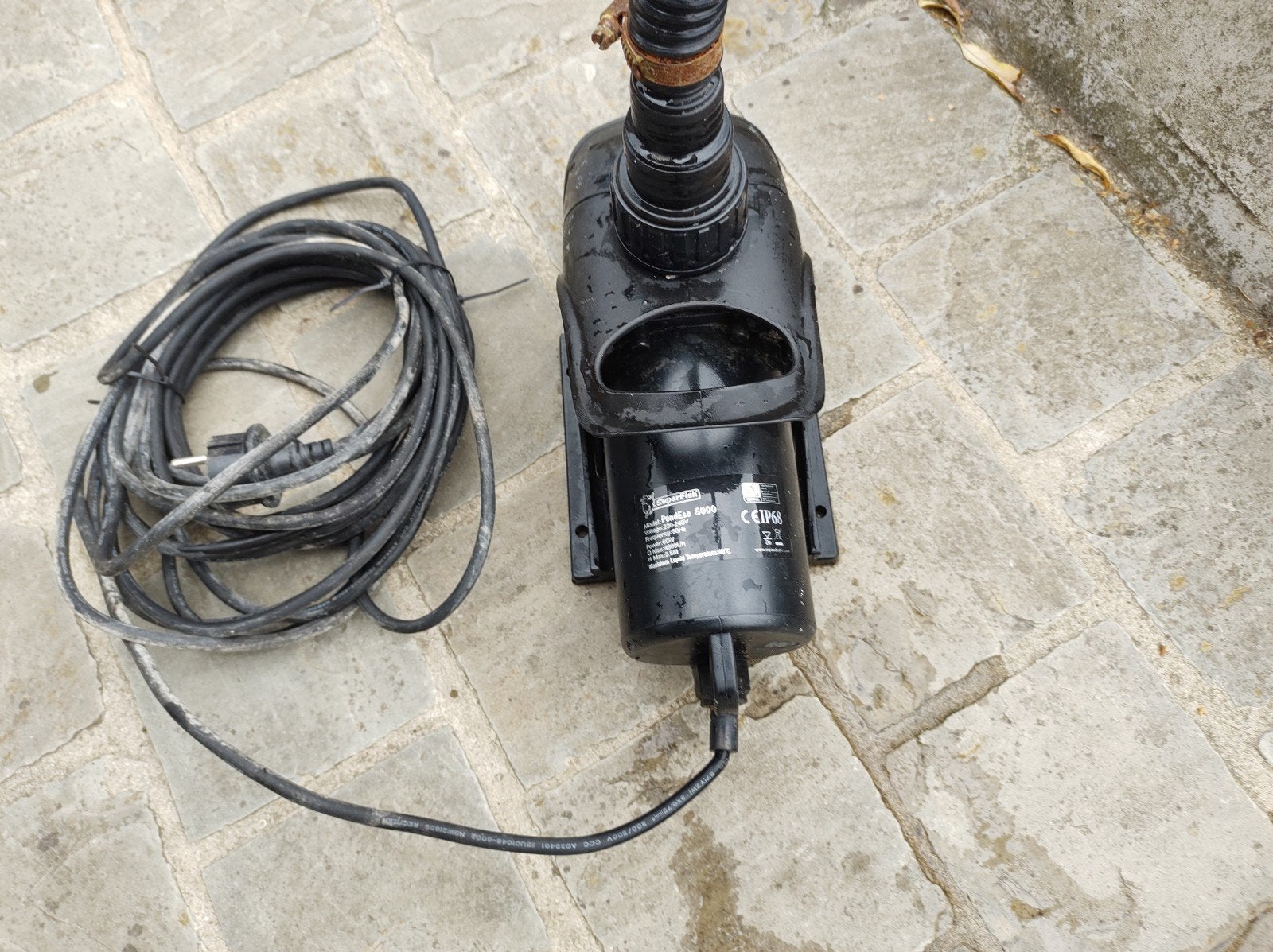 Vijverpomp 4800 l/h, Tuin en Terras, Vijver-toebehoren, Ophalen, Gebruikt, Vijverpomp