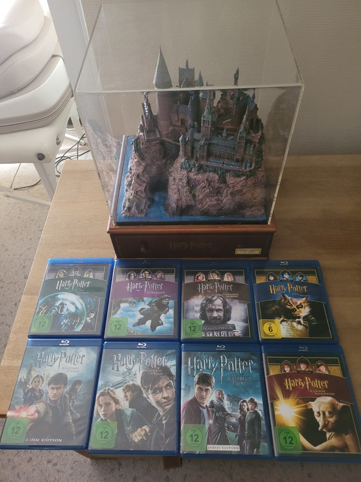 gelimiteerde dvd box Harry Potter, Collections, Enlèvement, Utilisé, Réplique