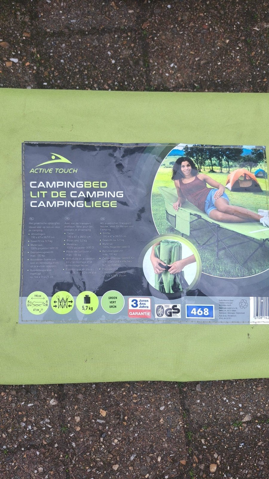 Camping bed, Ophalen