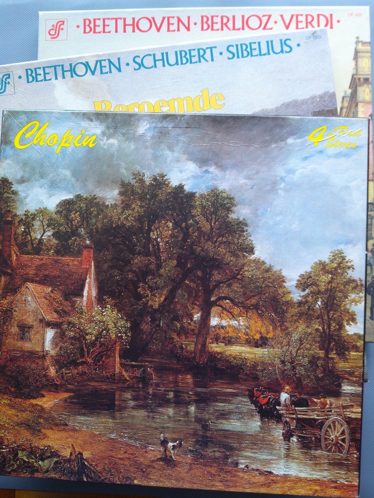 CHOPIN-BEETHOVEN-SCHUBERT-SIBELIUS-BERLIOZ-VERDI  (lp-sets), CD & DVD, Vinyles | Classique, Enlèvement ou Envoi