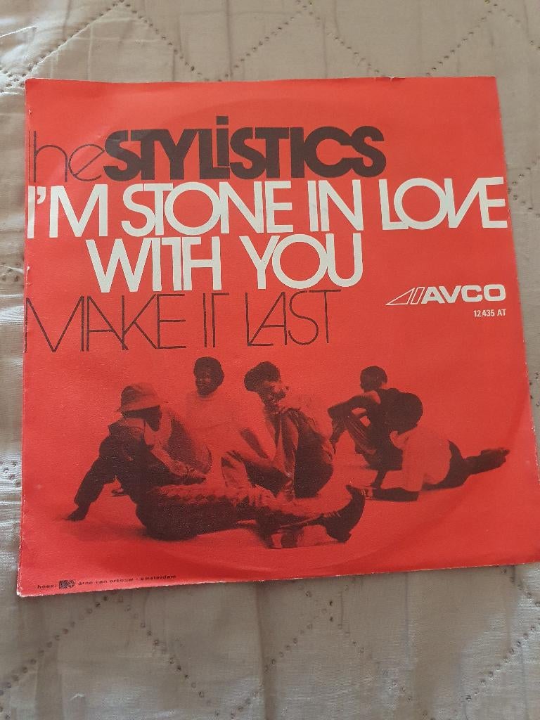 S - The Stylistics – I'm Stone In Love With You - 1972, Single, Comme neuf, 1970 - 1979, 7 pouces