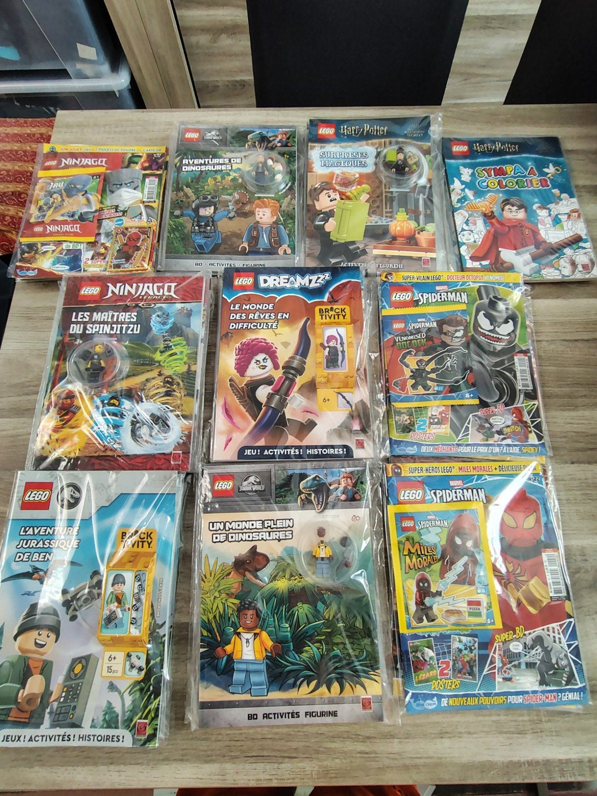 Lot Magazine Lego Harry Potter,Marvel,Ninjago,..., Ophalen of Verzenden, Lego, Harry Potter