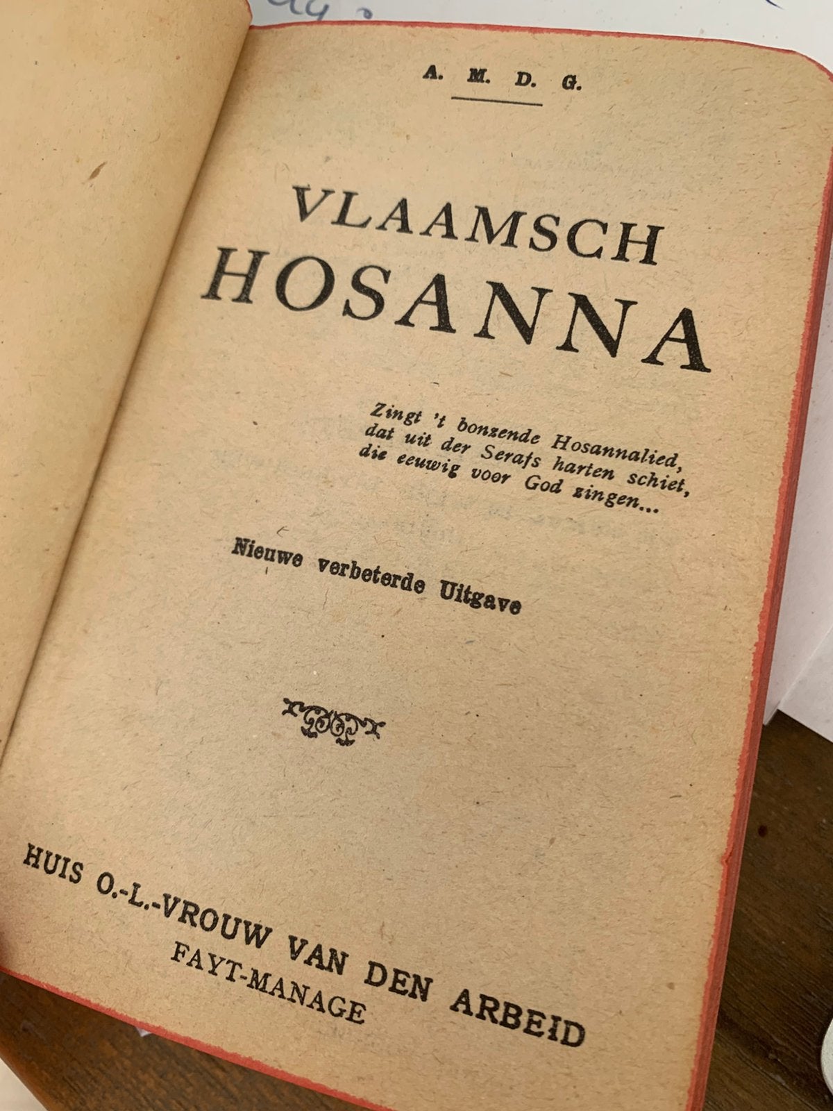 Vlaamsch hosanna, Boeken, Ophalen of Verzenden, Gelezen