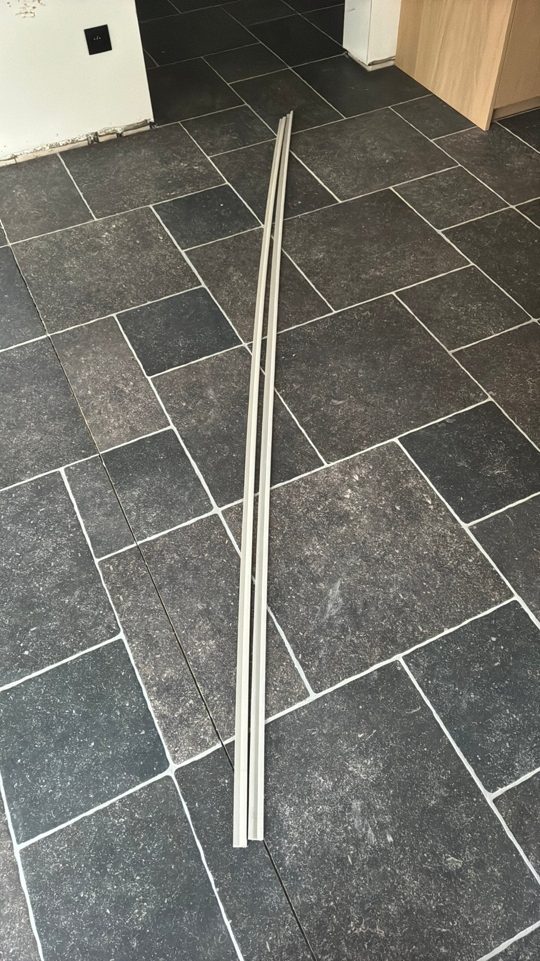 Dumaplast startprofiel 260cm grijs, Ophalen, Kunststof, Overige typen, Nieuw