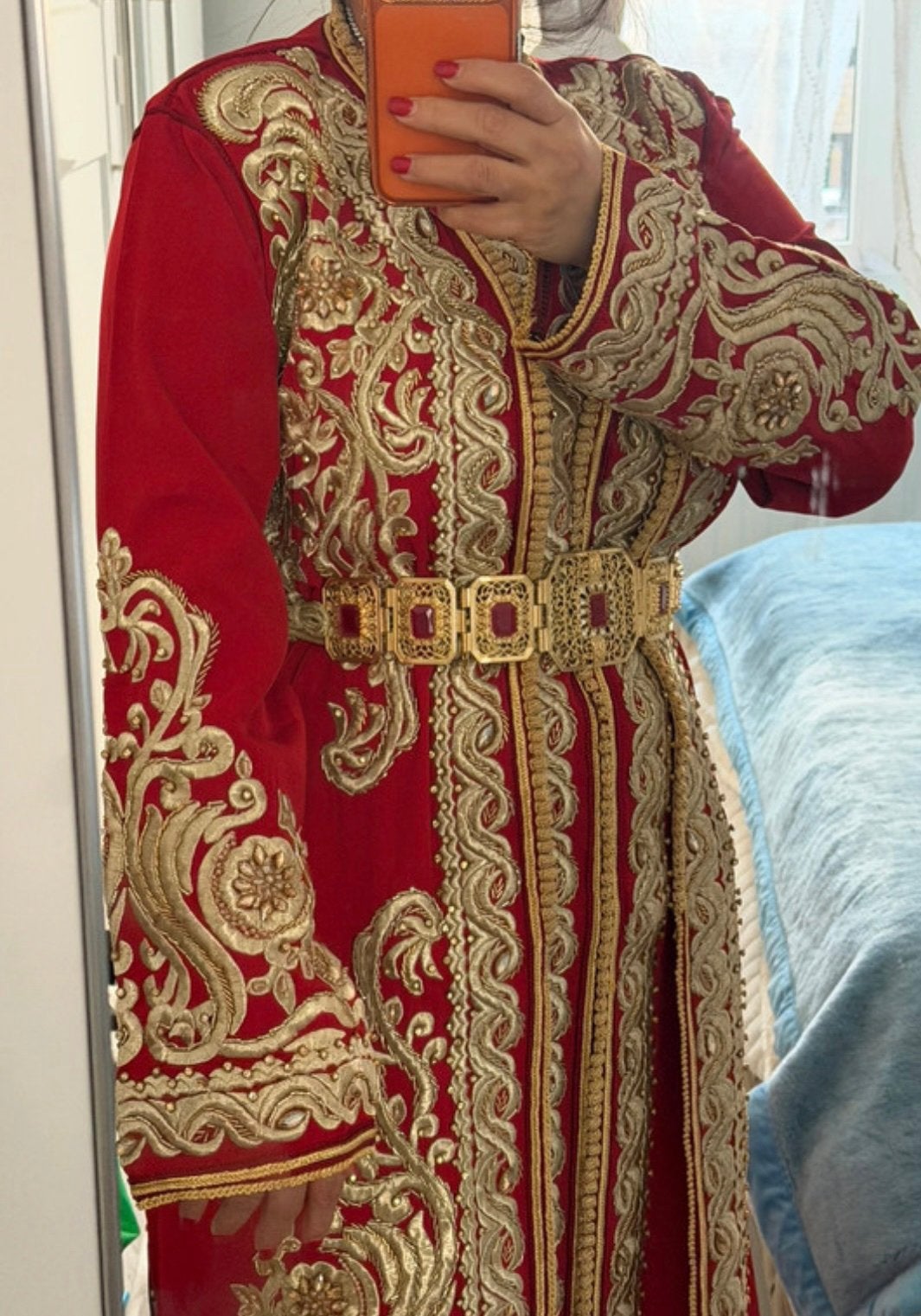 Caftan haute couture neuf ! Taille unique, Vêtements | Femmes, Enlèvement ou Envoi, Neuf, Rouge