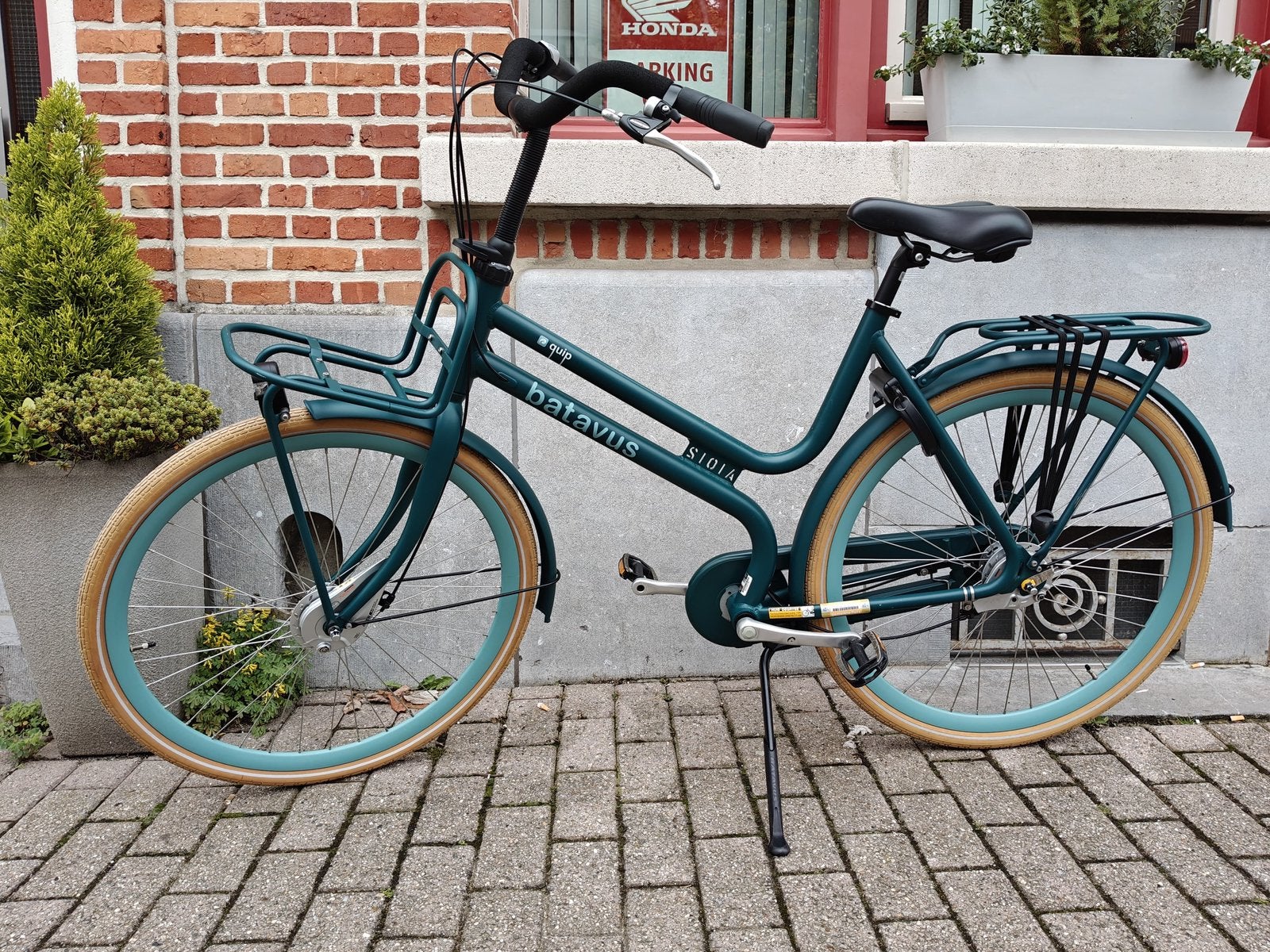 Solden!!!! Blauwgroene Batavus damesfiets zeer goede staat, Ophalen, Minder dan 10 versnellingen, Gebruikt, Batavus