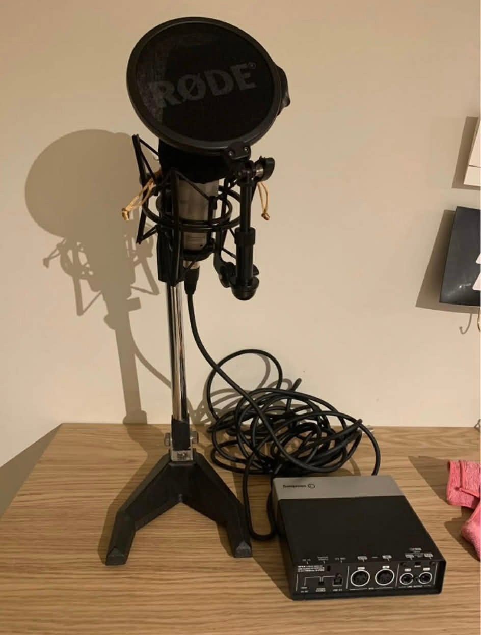 Steinberg UR22 MK II + Rode NT1 A, Muziek en Instrumenten, Microfoons, Ophalen, Zo goed als nieuw