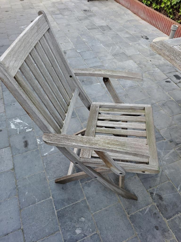 Terrastafel en stoelen, Tuin en Terras, Ophalen