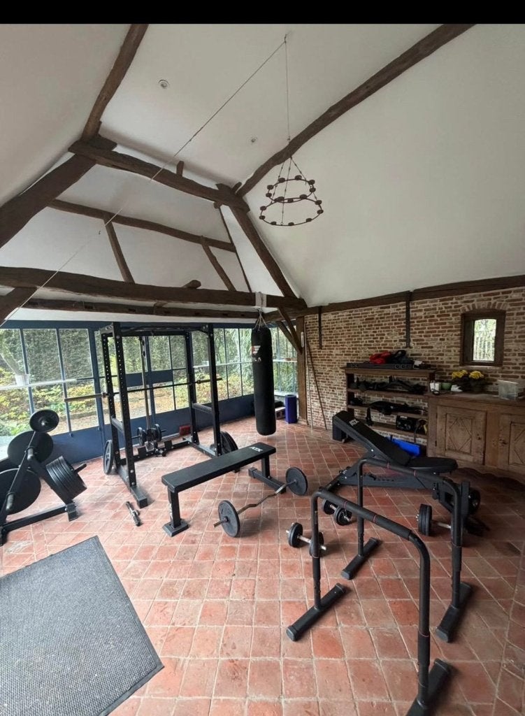 Volledige home gym – ATX power rack, banken, gewichten, boks, Enlèvement, Utilisé, Centrale électrique