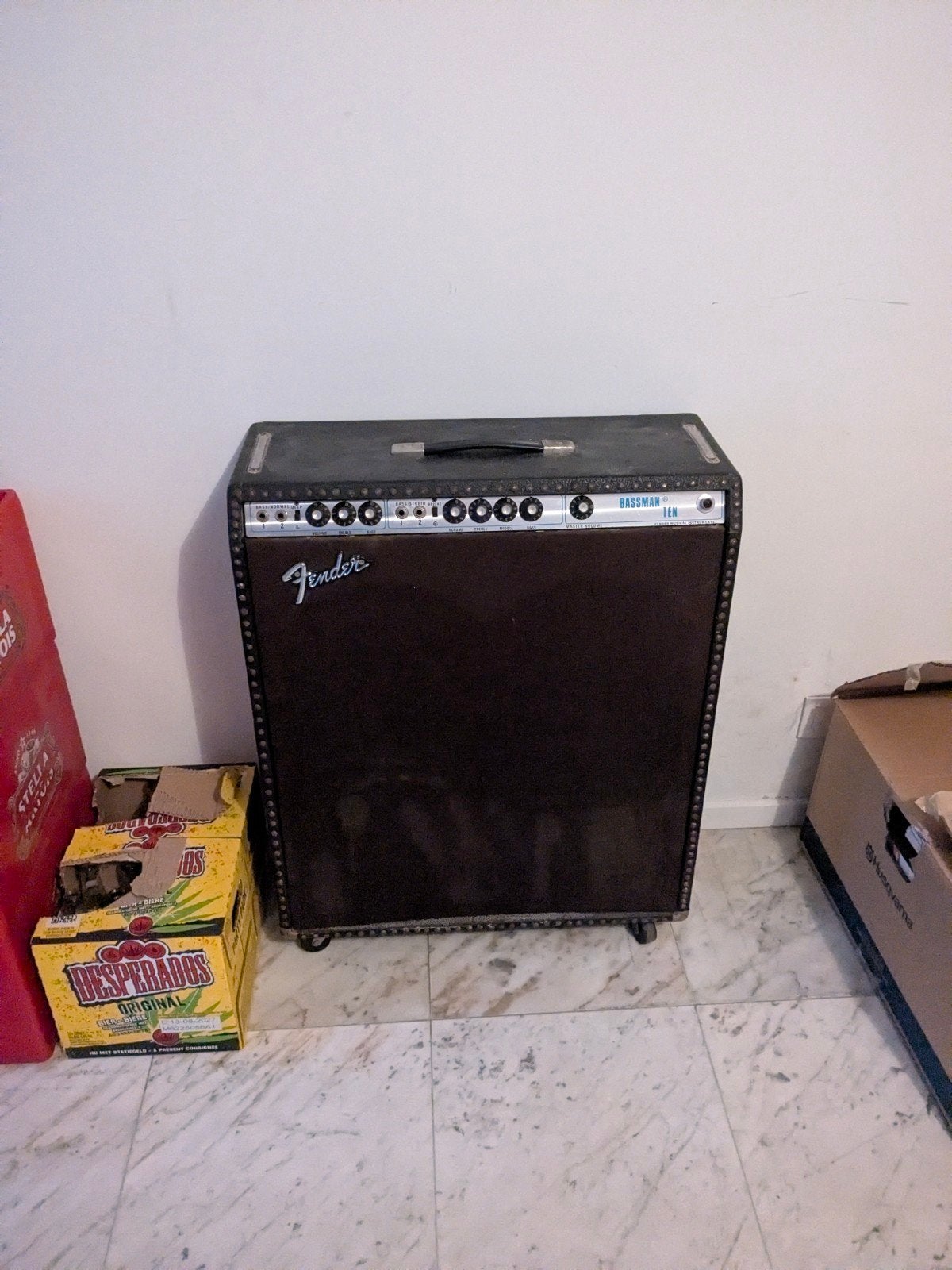 Vintage Fender Bassman Ten (10) Combo – 1970s Silverface, Ophalen