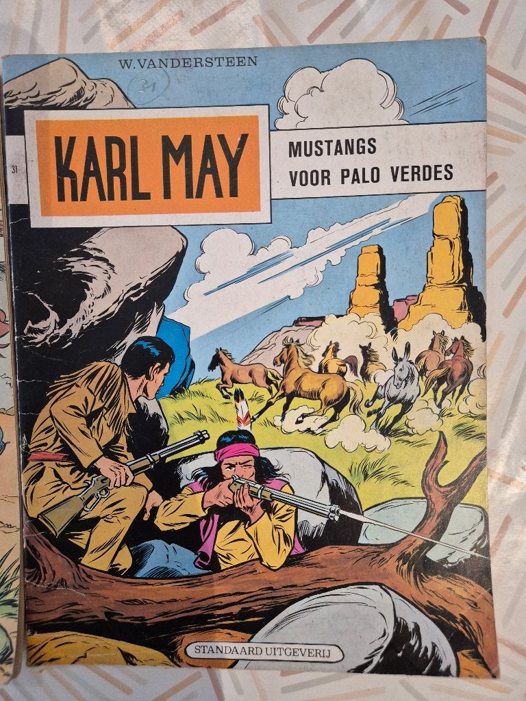 Karl May stripboeken, Willy Vandersteen, Meerdere stripboeken, Ophalen, Gelezen