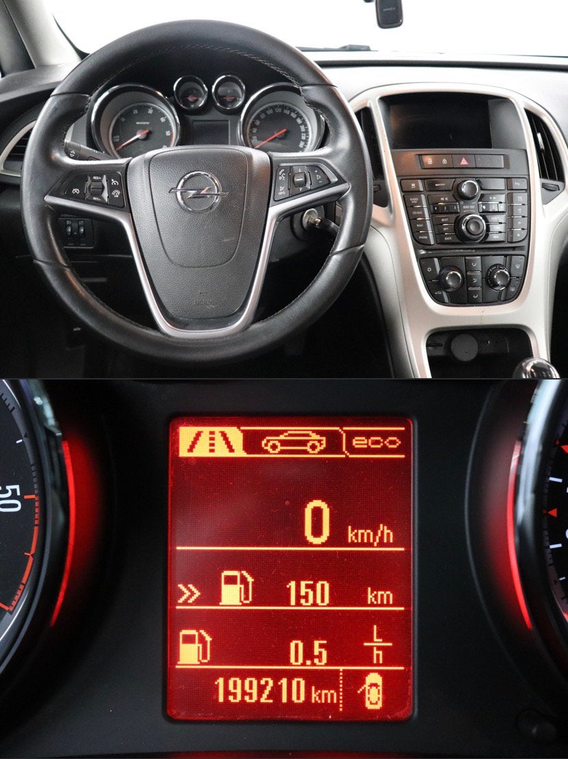 Opel Astra, Voorwielaandrijving, Euro 5, Stof, Zwart