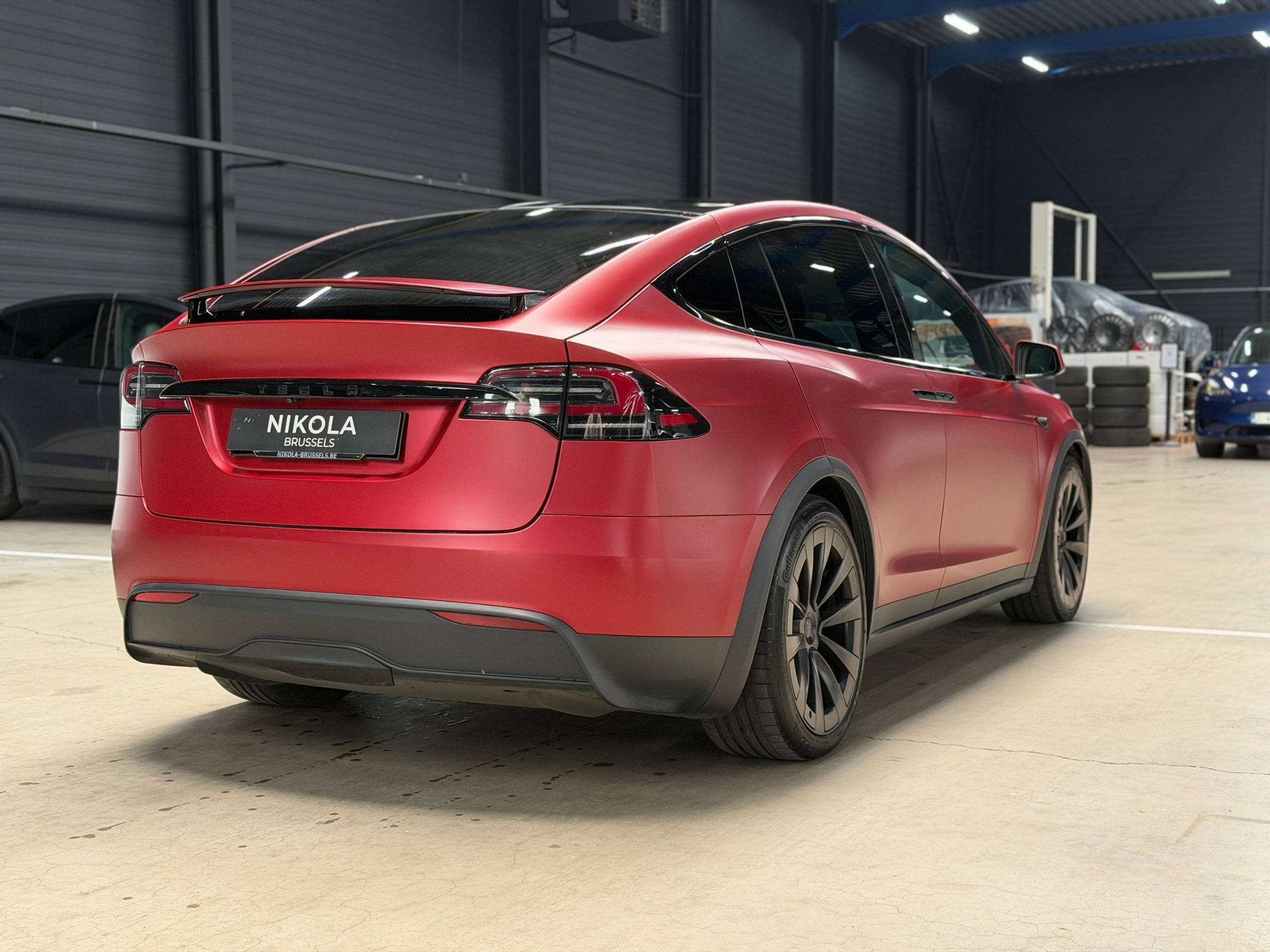 Tesla Model X PLAID - FULL WRAP SATIN RED - ENHANCED AUTOPIL, Automaat, Gebruikt, Beige, https://public.car-pass.be/vhr/a3375fa9-f5d7-481c-969e-0299d6a1b470