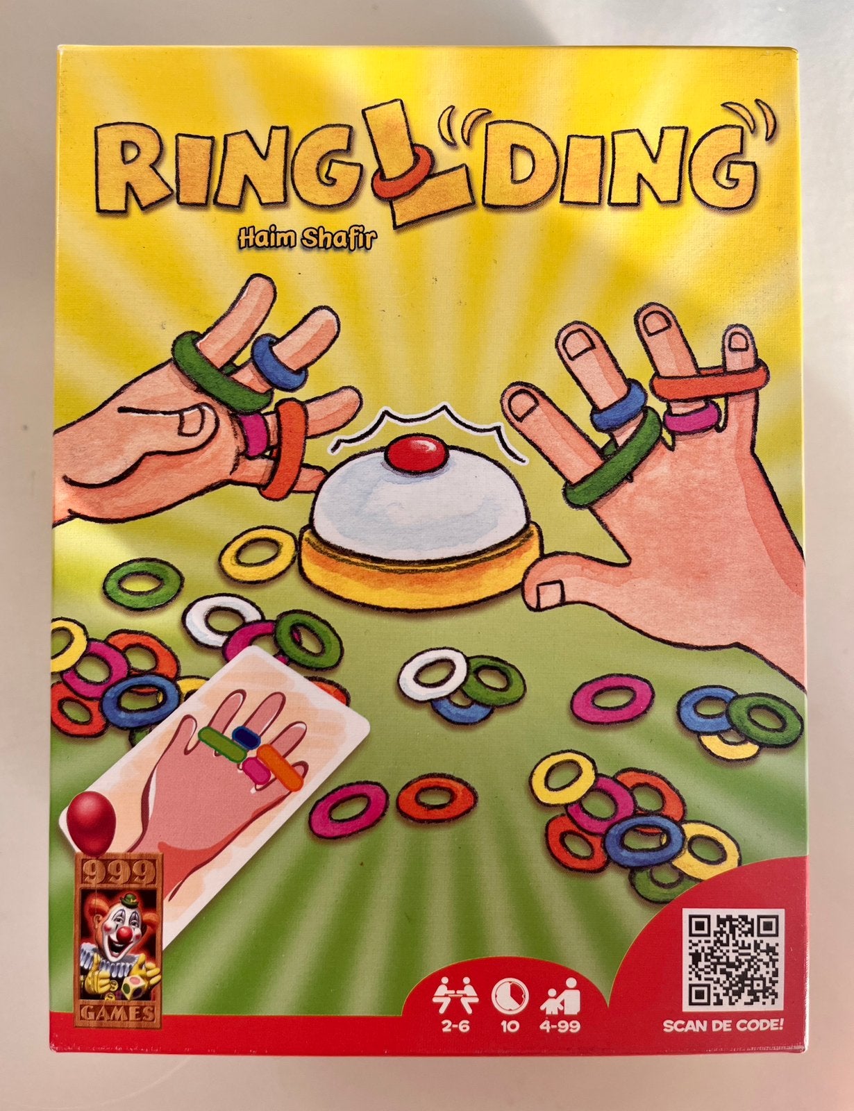 Ring Ding gezelschapsspel – compleet, Hobby en Vrije tijd, Gezelschapsspellen | Kaartspellen, Ophalen, Zo goed als nieuw