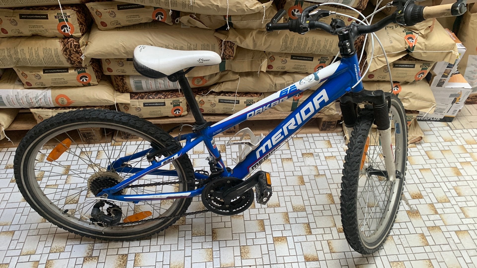 Merida 24 inch mtb, Fietsen en Brommers, Ophalen, Gebruikt, Velgrem, 24 inch