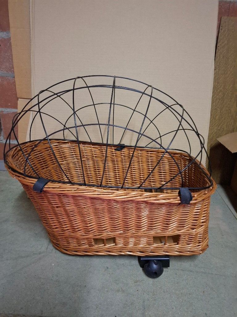hondenmand voor fiets, Ophalen