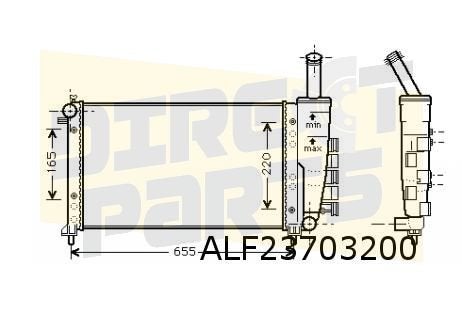 Fiat Punto / Idea (1.2i) radiateur (alleen bij Valeo koelpak, -, -, Nieuw, Ophalen of Verzenden