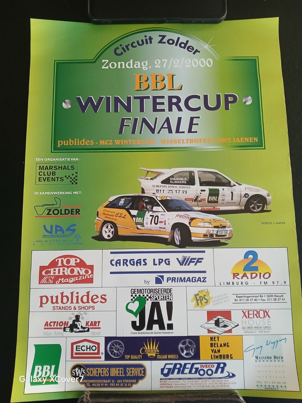 affiche wintercup 2000, Verzamelen, Ophalen of Verzenden