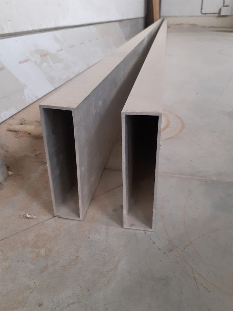 Nieuw kokerprofiel in aluminium, Bricolage & Construction, Métaux, Enlèvement, Neuf, Aluminium