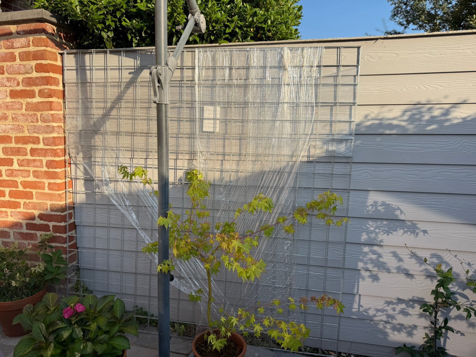 2 metalen gaaspanelen, Ophalen, Nieuw, Minder dan 10 meter, Gaas