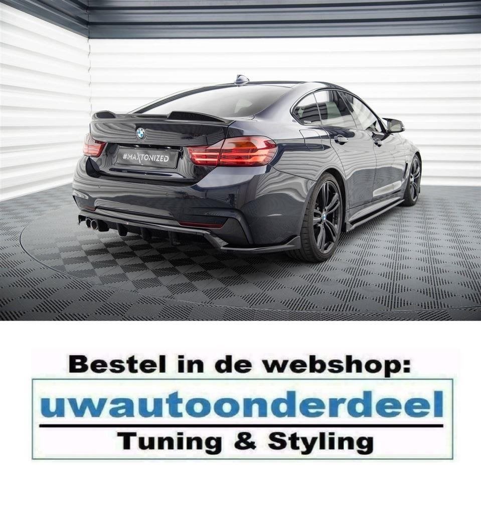 Maxton Design Spoiler Splitter Lip Bmw Gran Coupe M Pack F36, Envoi