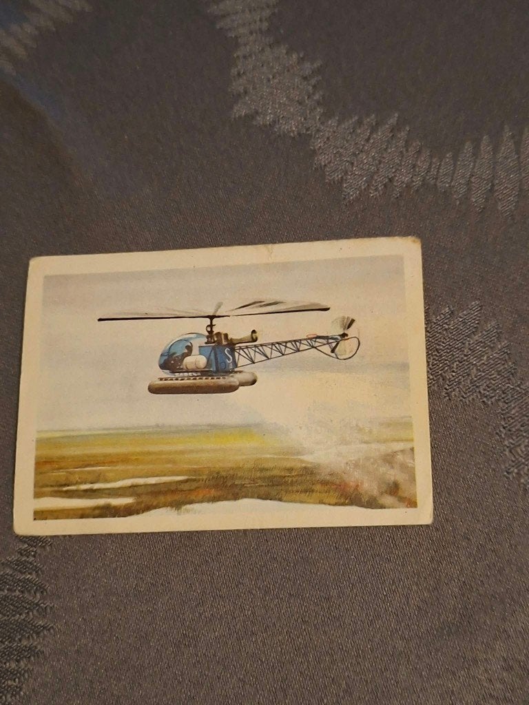 Prentje/Chromo : Alouette/Sabena-Chocolade Jacques, Collections, Enlèvement ou Envoi, Gravure, Utilisé, Autres sujets/thèmes