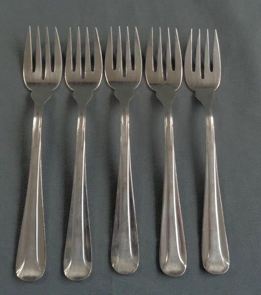 SOLA HETTY set 5 visvorken 17,5cm visbestek, Verzenden, Zo goed als nieuw, Inox of Chroom, Bestekset