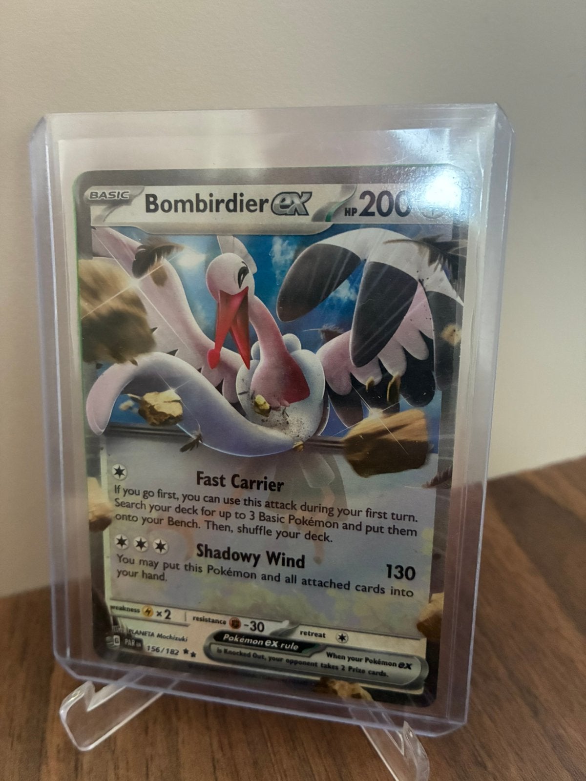 Pokemon bombirdier ex paradox rift, Enlèvement ou Envoi, Comme neuf, Booster