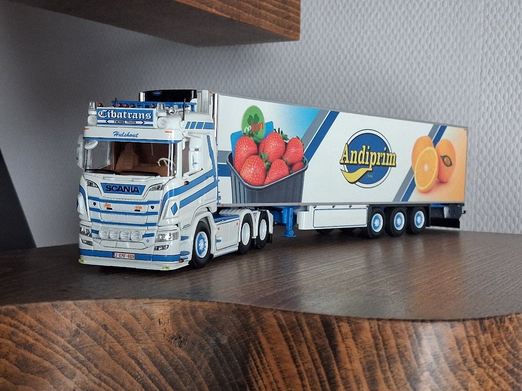 Tekno Cibatrans Scania Next Gen, Hobby en Vrije tijd, Ophalen of Verzenden, Nieuw, Bus of Vrachtwagen, Tekno