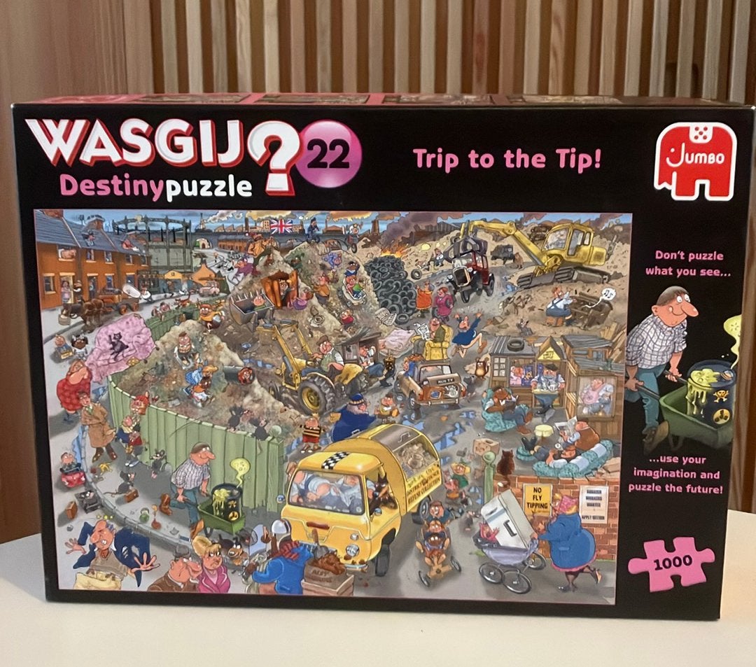 Wasgij destiny nr 22 “trip to the tip!” 1000 stukjes, Enlèvement, Utilisé