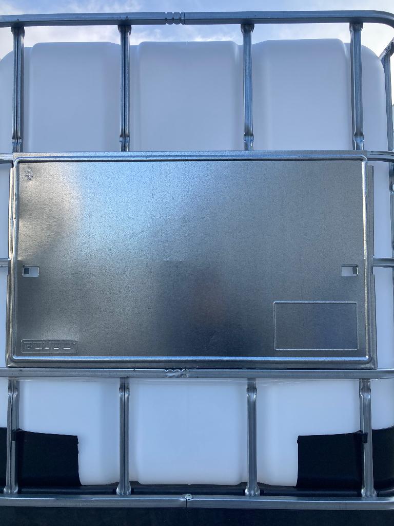 Ibc container 1000l, Tuin en Terras, Regentonnen, Zo goed als nieuw, Kunststof, Met kraantje, Ophalen