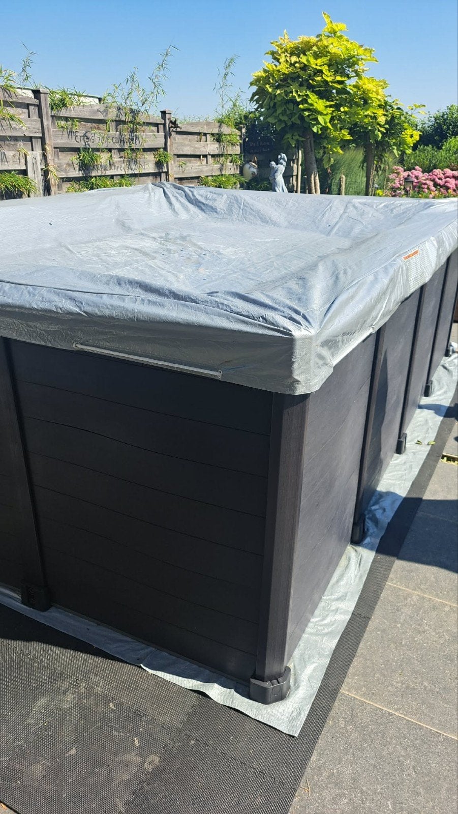 Graphite Grey 3x4m met alles - niet gebruikt, Jardin & Terrasse, Piscines, 300 cm ou plus, Comme neuf, Enlèvement, 80 à 120 cm