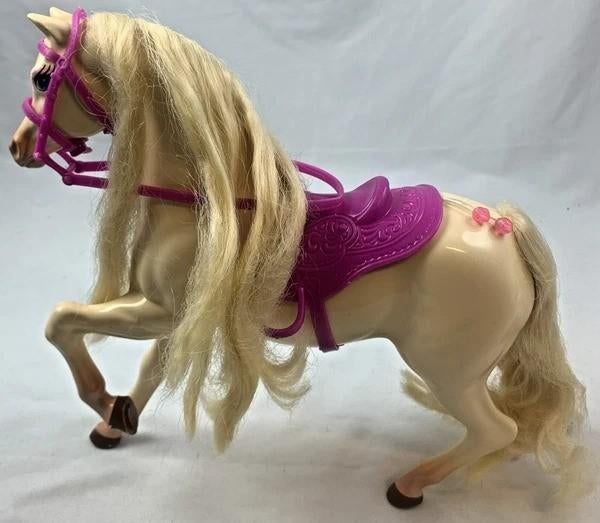 Selle et bride Mattel Barbie Horse #54252 Curly Hair 2001, Envoi, Comme neuf, Fashion Doll