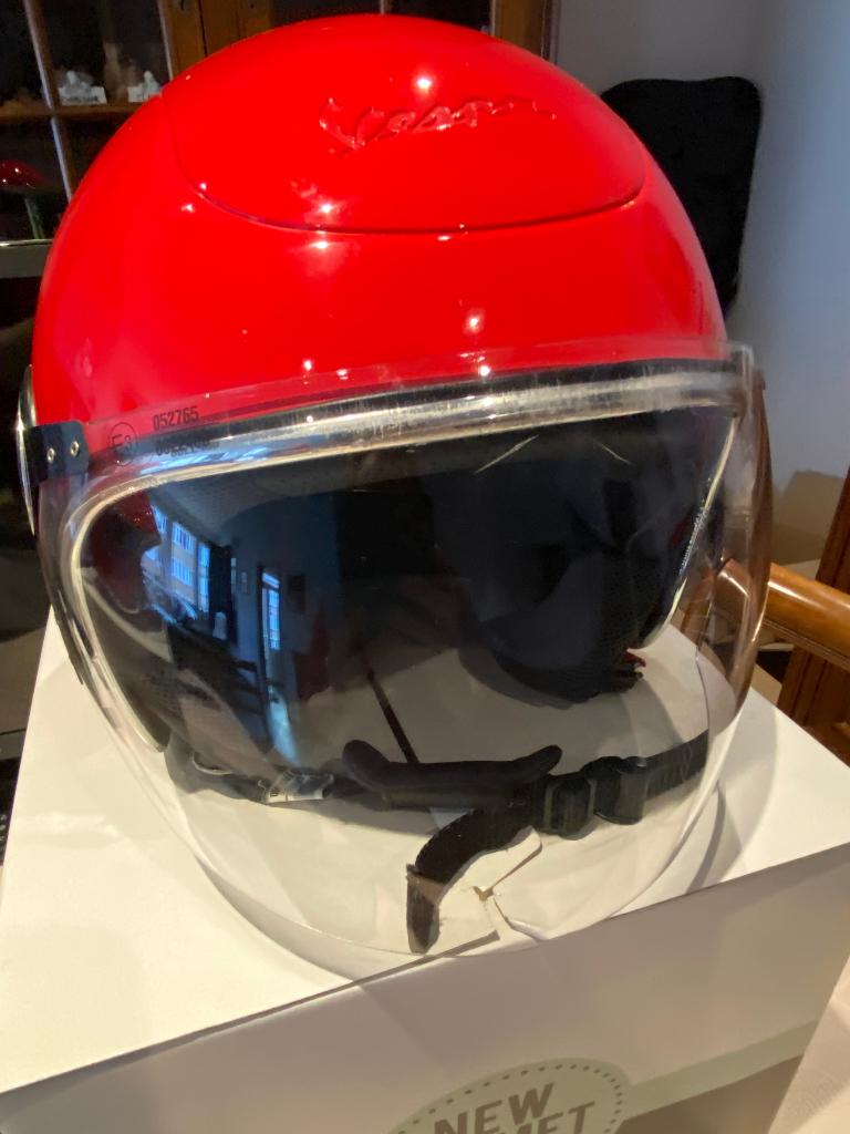 CASQUE VESPA ROUGE, Vélos & Vélomoteurs, Enlèvement