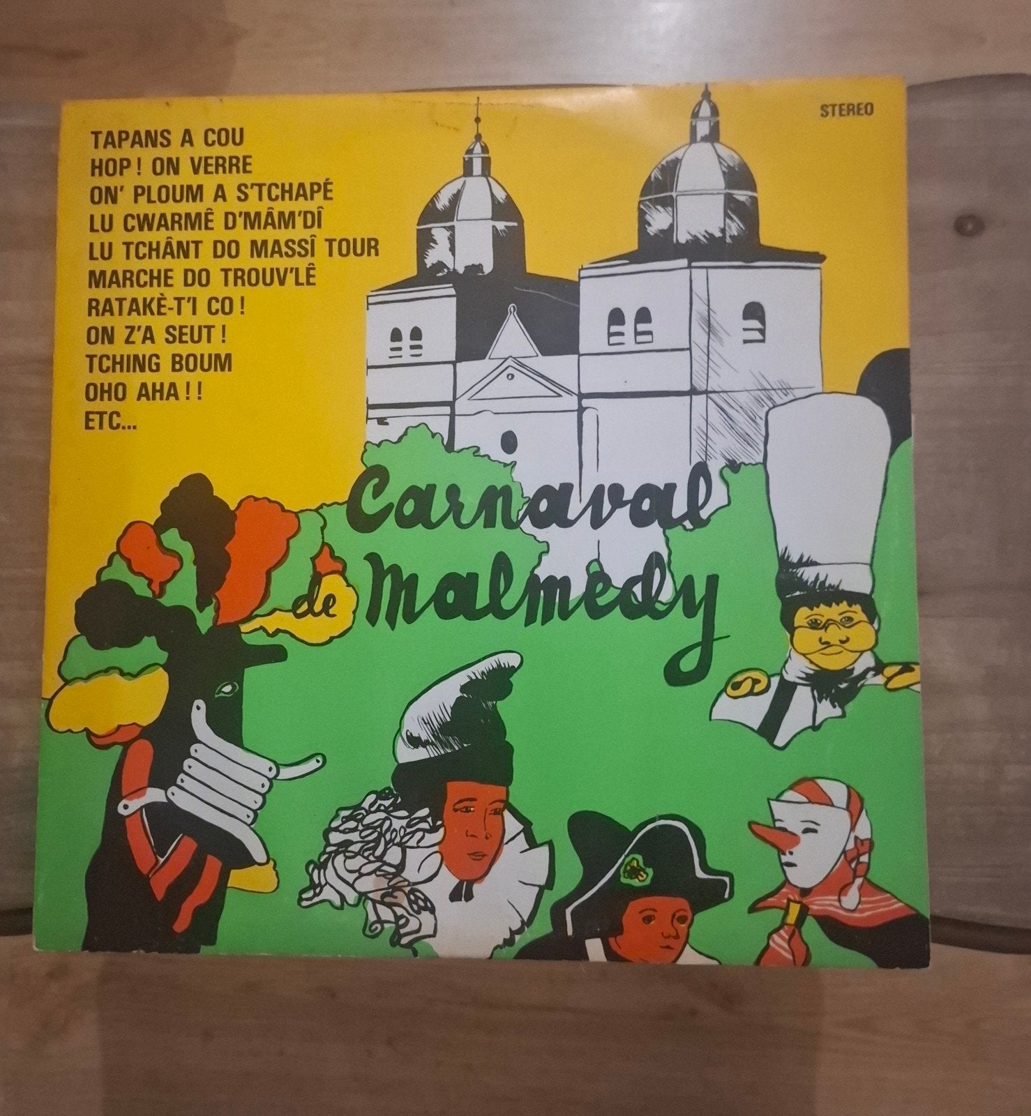 Vinyl carnaval Malmedy 33 toeren 1977 stadionkavel, Ophalen of Verzenden