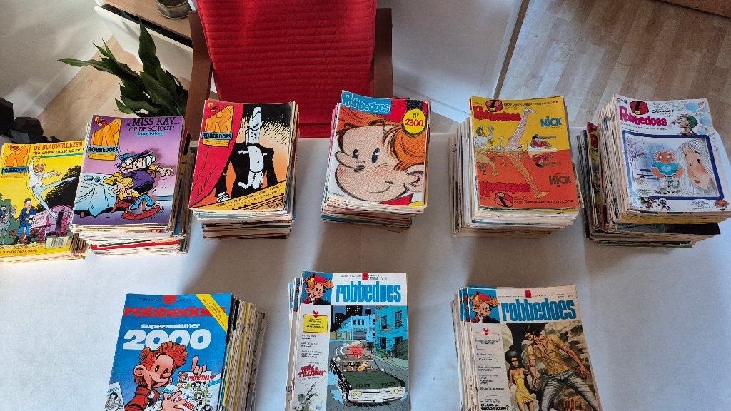 Unieke verzameling Robbedoes 1973–1988 – volledige reeks, Ophalen