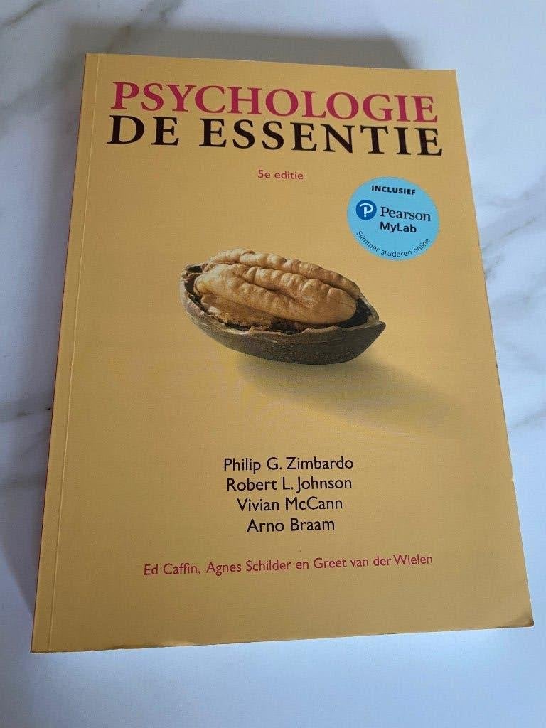 Psychologie de essentie, Boeken, Ophalen of Verzenden, Zo goed als nieuw, Hogeschool