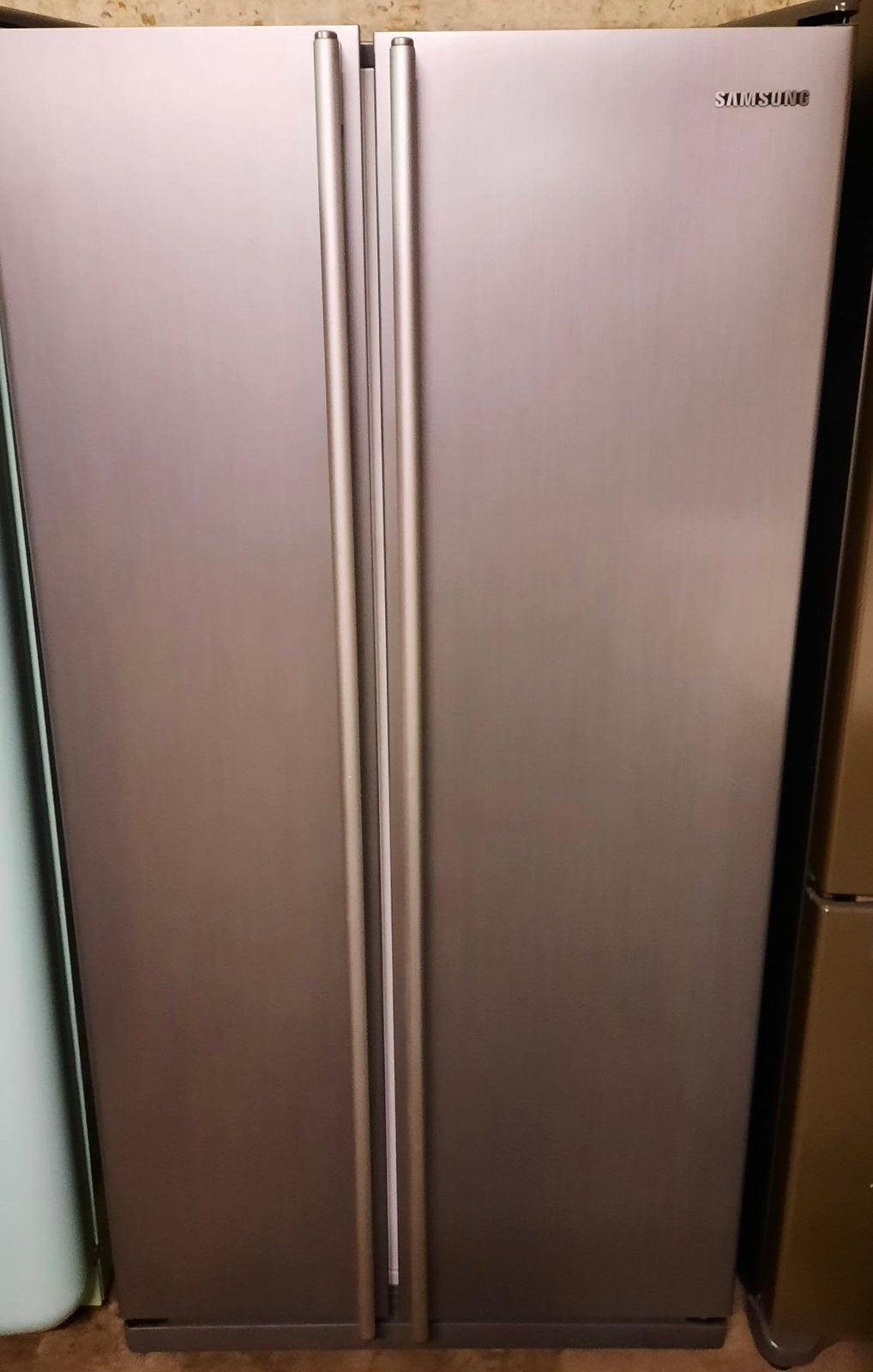 Samsung RS20NPMS side-by-side koelkast met No Frost, Elektronische apparatuur, Ophalen, Zo goed als nieuw