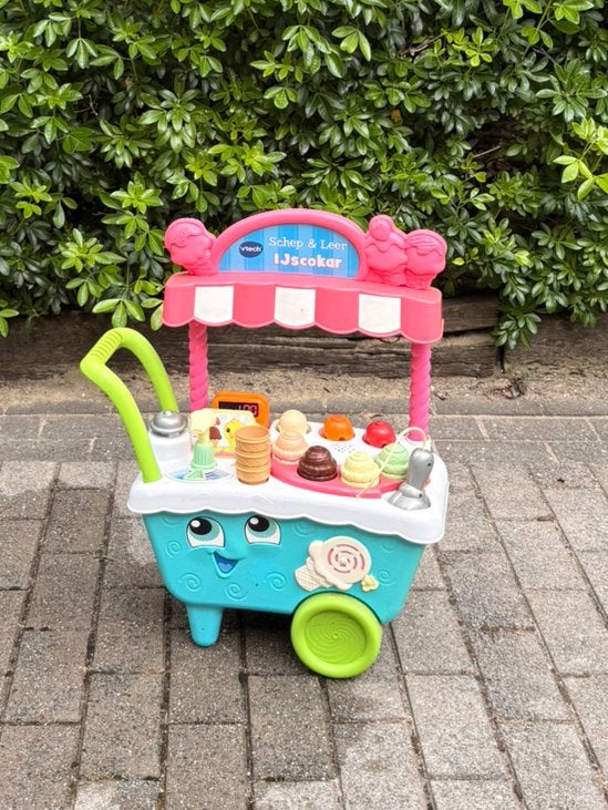 Vtech schep en leer ijscokar, Kinderen en Baby's, Speelgoed | Vtech, Ophalen, Gebruikt